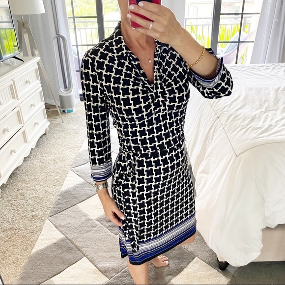 LAUNDRY SHELLI SEGAL MINI DRESS FITTED WITH BOW AT WAIST SHIRRED FRONT ACCENT - Picture 2 of 6